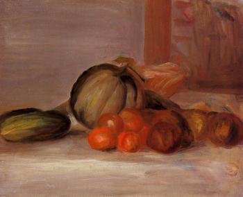 皮埃爾 奧古斯特 雷諾阿 Still Life with Melon 皮埃爾 奧古斯特 雷諾阿 Still Life with Melon